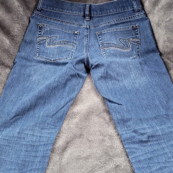 White House Black Market WHBM Distressed Embellished Skinny Jeans Womens 2 - Picture 3 of 5